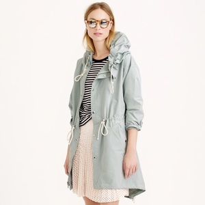 Jcrew Fishtail Anorak Mint Green Jacket - NWT